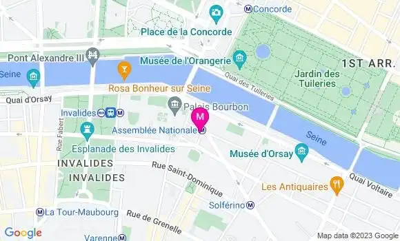 Localisation Restaurant  Le Concorde