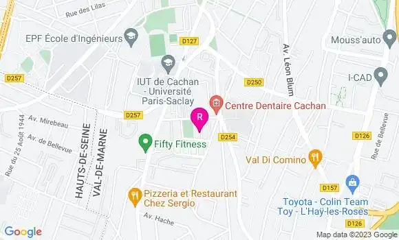 Localisation Pizzeria Cristo Pizza