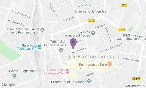 Localisation Restaurant  Le Valentin