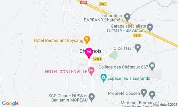Localisation Restaurant  Seven