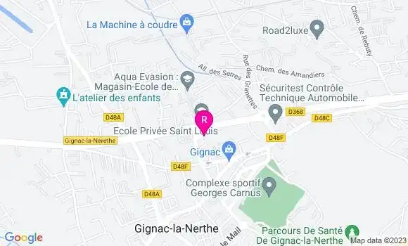 Localisation Restaurant  Chez Rari