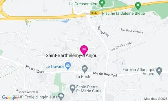 Localisation Restaurant  Le Burger Bartholoméen