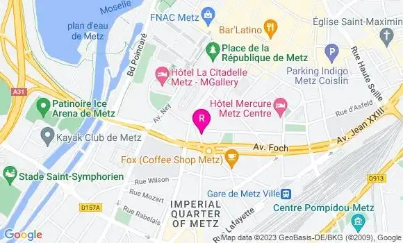 Localisation Restaurant  La Maison Sucrée