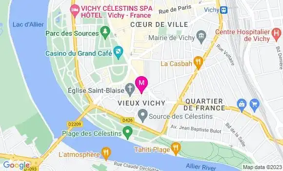 Localisation Restaurant  Le P