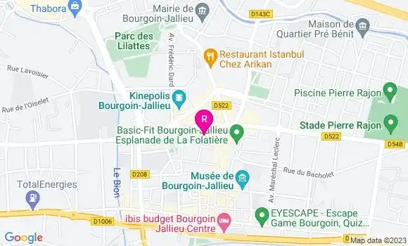 Localisation Restaurant  La Bonne Braise