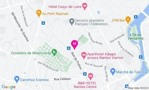 Localisation Bistrot Les Petits Paves