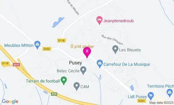 Localisation Restaurant  Ô P