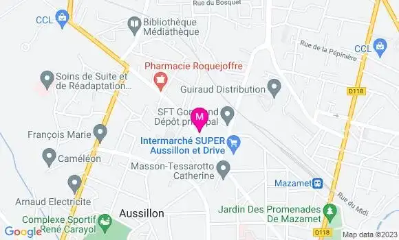 Localisation Restaurant  Chez Madhavy