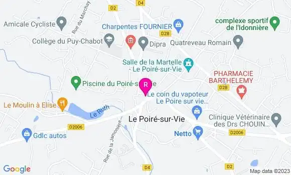 Localisation Café Le Genot