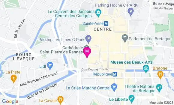 Localisation Restaurant  Le Gorille Bleu