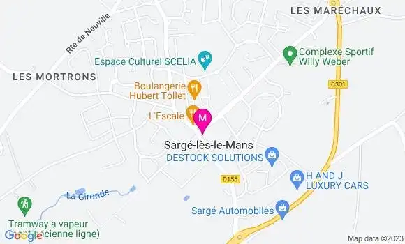 Localisation Restaurant  L