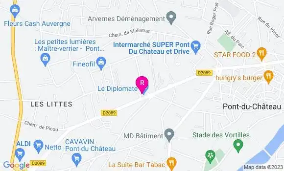 Localisation Restaurant  L