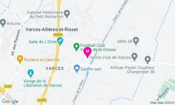 Localisation Restaurant  La Forge du Pont