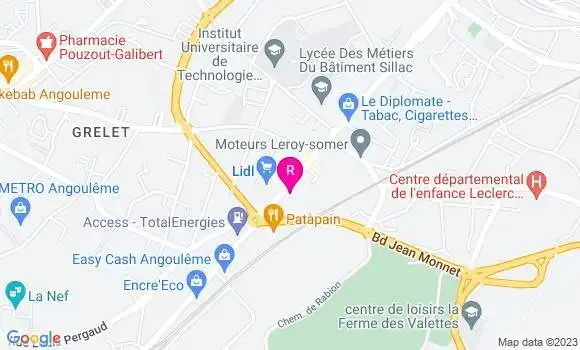 Localisation Pizzeria Chez Mel