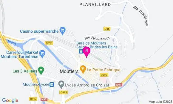 Localisation Pizzeria La Chaumière