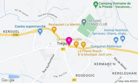 Localisation Restaurant  Le Planet Breizh