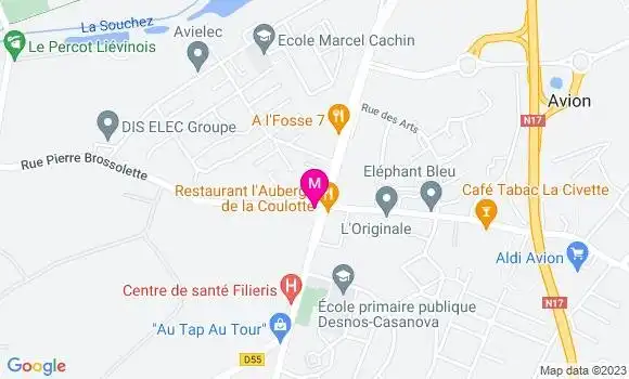Localisation Restaurant  Mac Time