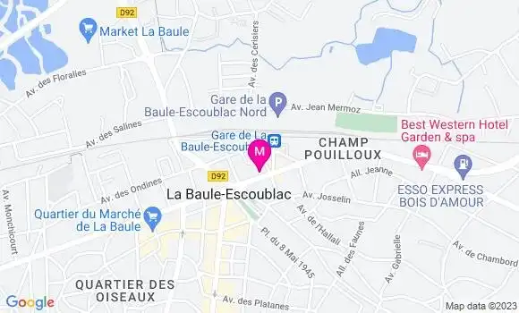 Localisation Bistrot Le Bistrobaule