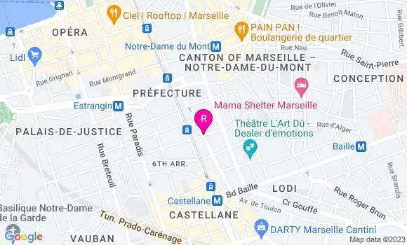 Localisation Restaurant  Chez Marlyse