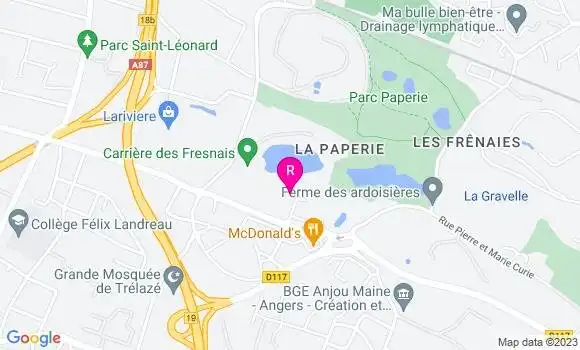 Localisation Restaurant  Le Kif Angers