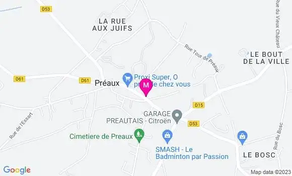 Localisation Restaurant Bar Bar de l