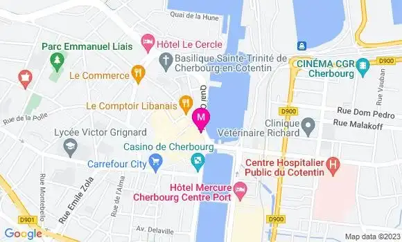 Localisation Restaurant Bar Le Narval