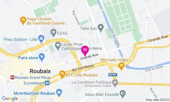 Localisation Restaurant  Le 19ème