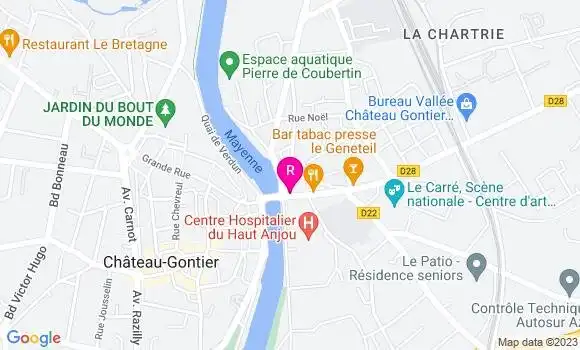 Localisation Restaurant  Au Coin des Saveurs