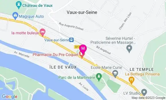 Localisation Restaurant Bar Le Vauxois