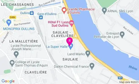 Localisation Restaurant  La Fabrique des Producteurs