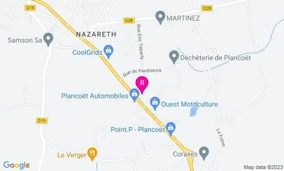 Localisation Restaurant Snack Foret Bantou