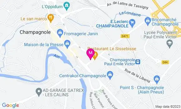 Localisation Restaurant  L