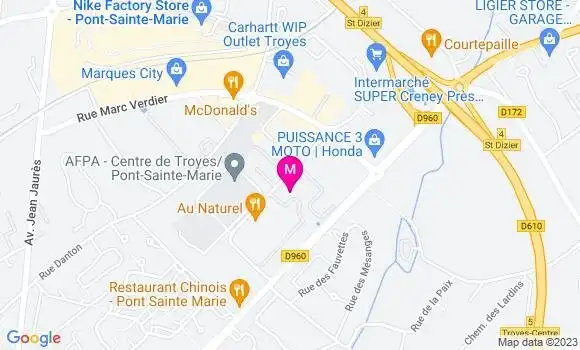 Localisation Restaurant  Au Naturel