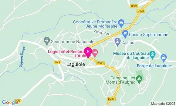 Localisation Restaurant Hôtel Gilles Moreau