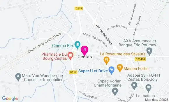 Localisation Pizzeria O