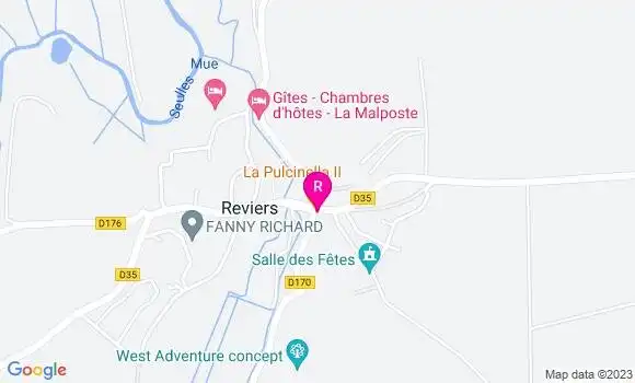 Localisation Restaurant  Les Pieds sous la Table