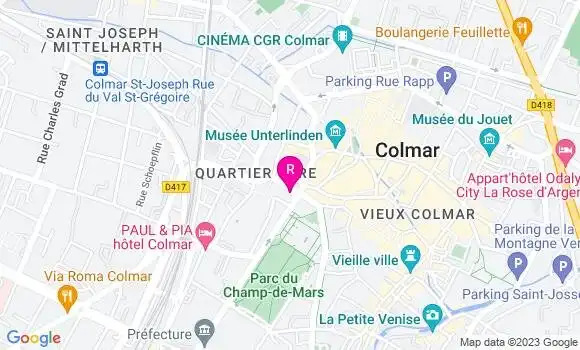 Localisation Restaurant  Meistermann
