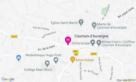 Localisation Restaurant Chinois Le Relais d