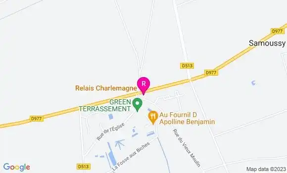 Localisation Restaurant  Relais Charlemagne