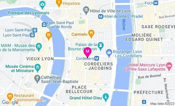 Localisation Restaurant  Le Grand Café des Négociants
