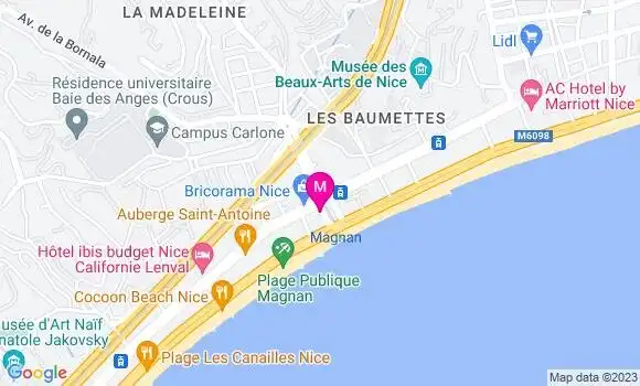 Localisation Brasserie Le Magnan