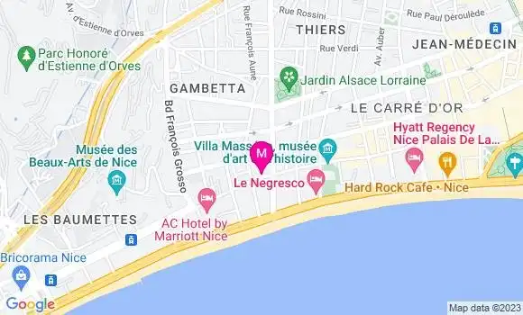 Localisation Brasserie L