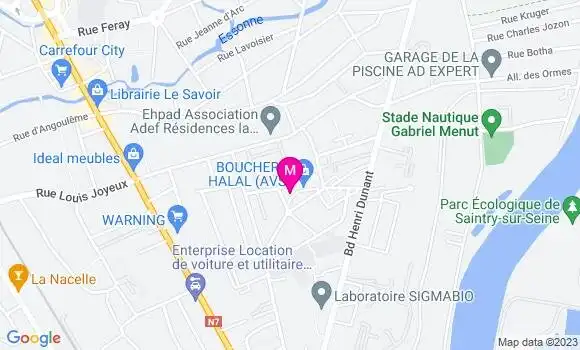 Localisation Restaurant  Pizza Nour One