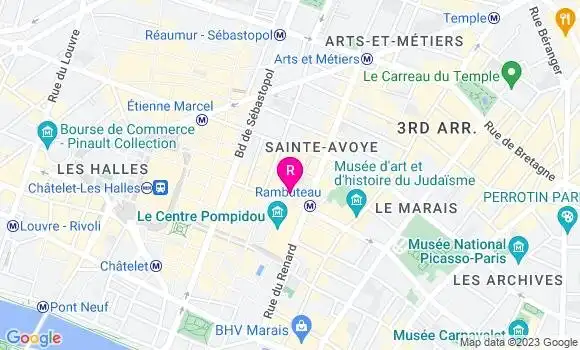 Localisation Cafétéria Flunch