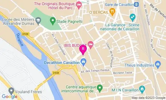 Localisation Cafétéria Flunch
