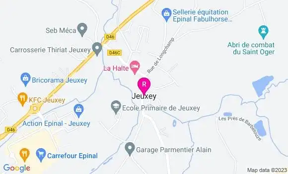 Localisation Cafétéria Flunch