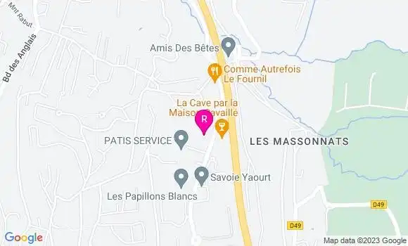 Localisation Restaurant  La Panière