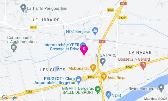 Localisation Restaurant  Crescendo