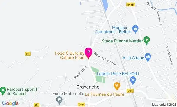 Localisation Restaurant  Food O Buro