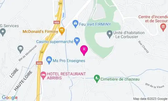 Localisation Restaurant  A la Bonne Heure